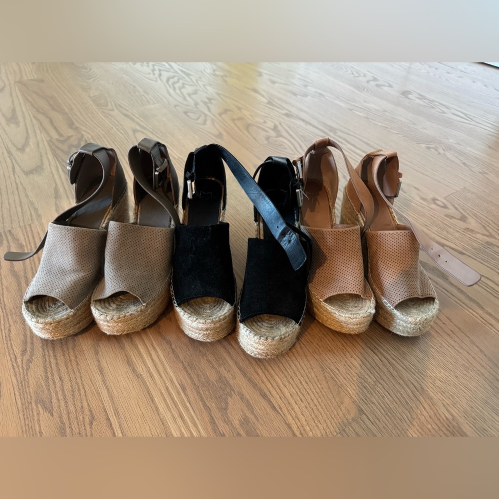 BUNDLE- Marc Fisher Platform Wedges size 9